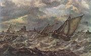 BEYEREN, Abraham van Rough Sea gfhg oil on canvas